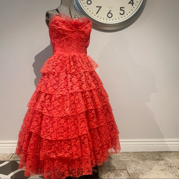 Vintage 1950 Party Dress - Picture 2 of 4